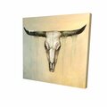 Fondo 32 x 32 in. Bull Skull-Print on Canvas FO2789508